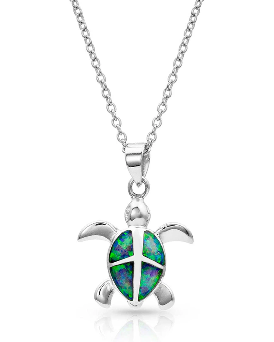 Montana Silversmiths Women's Turtle Love Pendant Necklace 3 Montana Silversmiths Women's Turtle Love Pendant Necklace