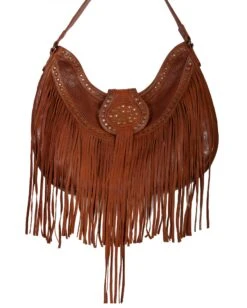 Scully Women's Studded Fringe Purse