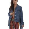 Scully Women's Classic Fringe Denim Jacket
