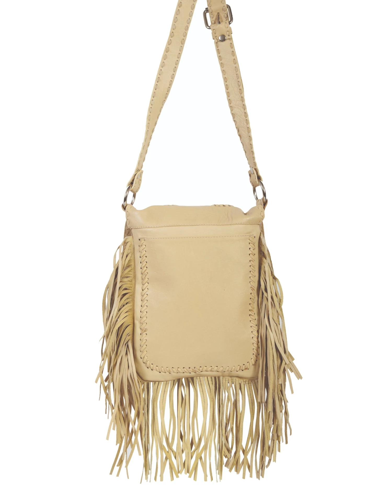 Scully Women's Crossbody Concho & Fringe Leather Purse 4 Scully Women's Crossbody Concho & Fringe Leather Purse - Image 2