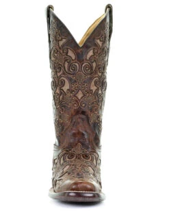 Corral Women's Studded Inlay Western Boots -Ladies Western Cowboy Shop Untitled 3 0002 Levels2