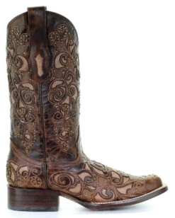 Corral Women's Studded Inlay Western Boots -Ladies Western Cowboy Shop Untitled 3 0003 imgAlta01