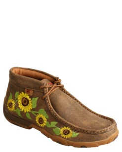 Twisted X Women's Sunflower Chukka Driving Moccasins