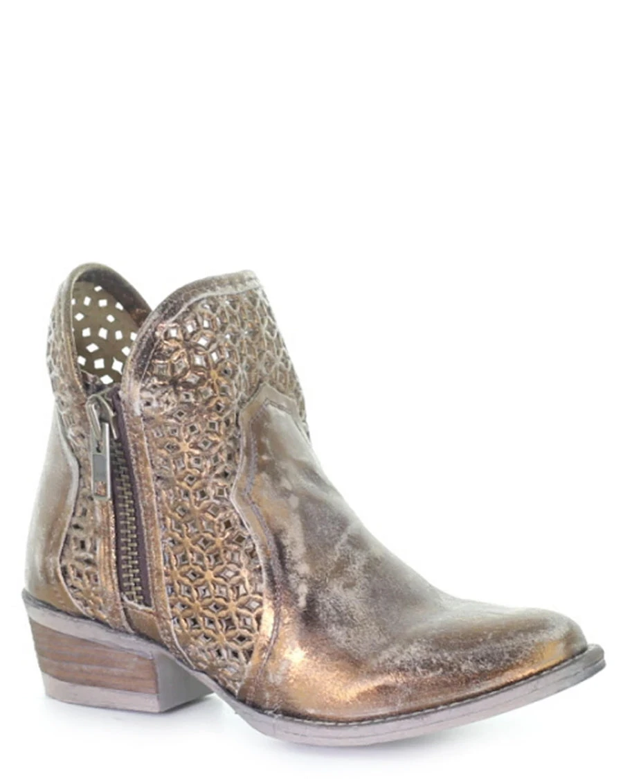 Corral Women's Cutout Short Boots 3 Corral Women's Cutout Short Boots