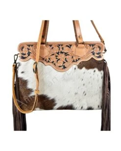 Women's Cow Hide Fringe Purse