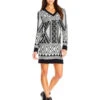 Women's Long Sleeve Knit Dress -Ladies Western Cowboy Shop Untitled 4 0000 Levels 1