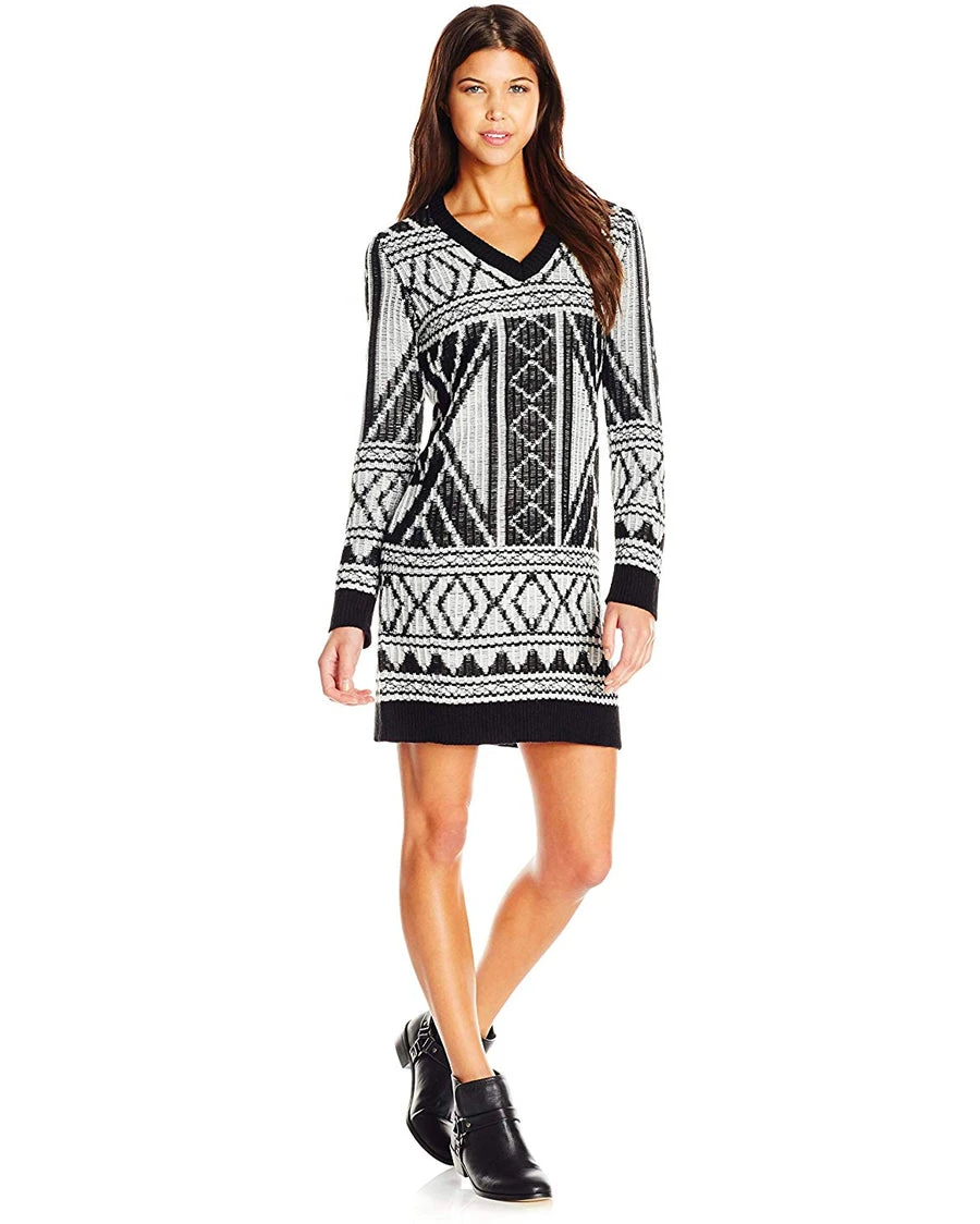 Women's Long Sleeve Knit Dress 3 Women's Long Sleeve Knit Dress