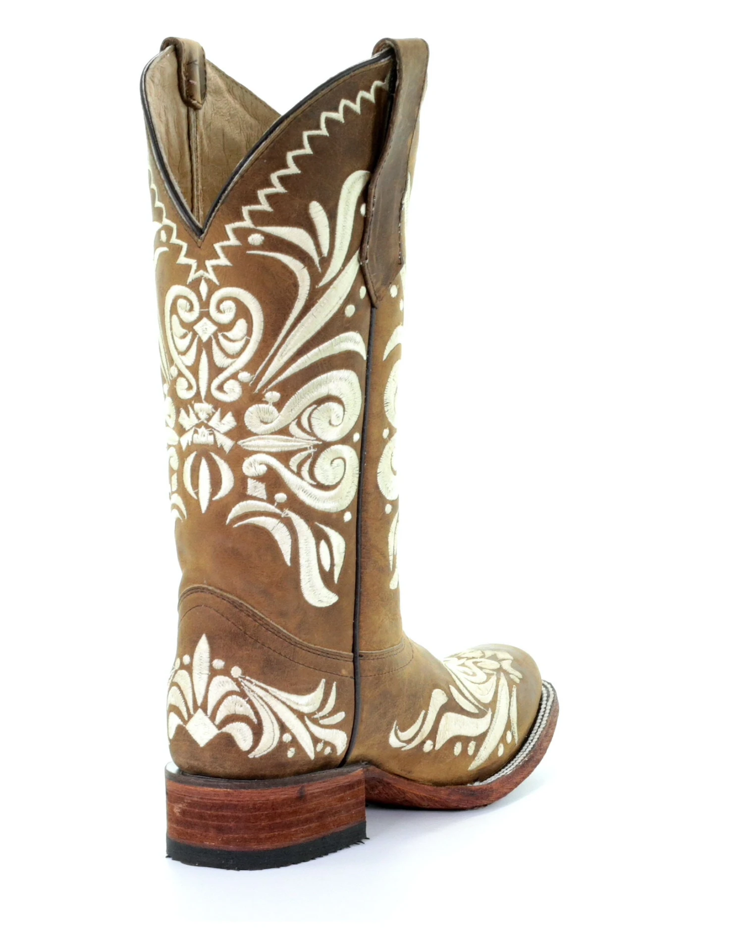 Corral Women's Tan Embroidered Western Boots 5 Corral Women's Tan Embroidered Western Boots - Image 3