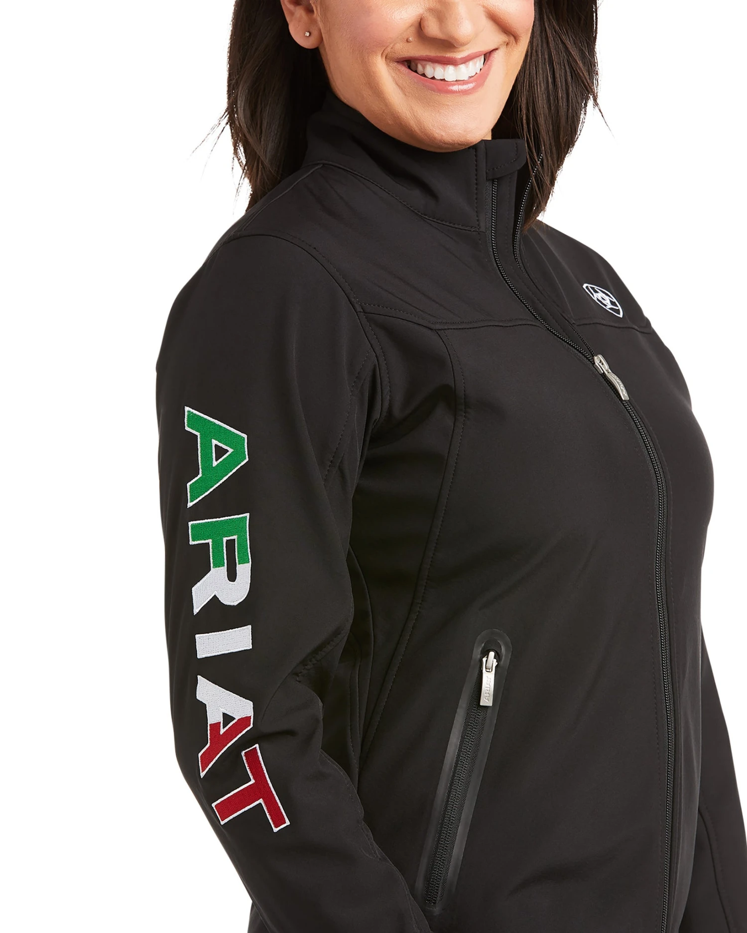Ariat Women's Mexican Flag Softshell Jacket 9 Ariat Women's Mexican Flag Softshell Jacket - Image 7