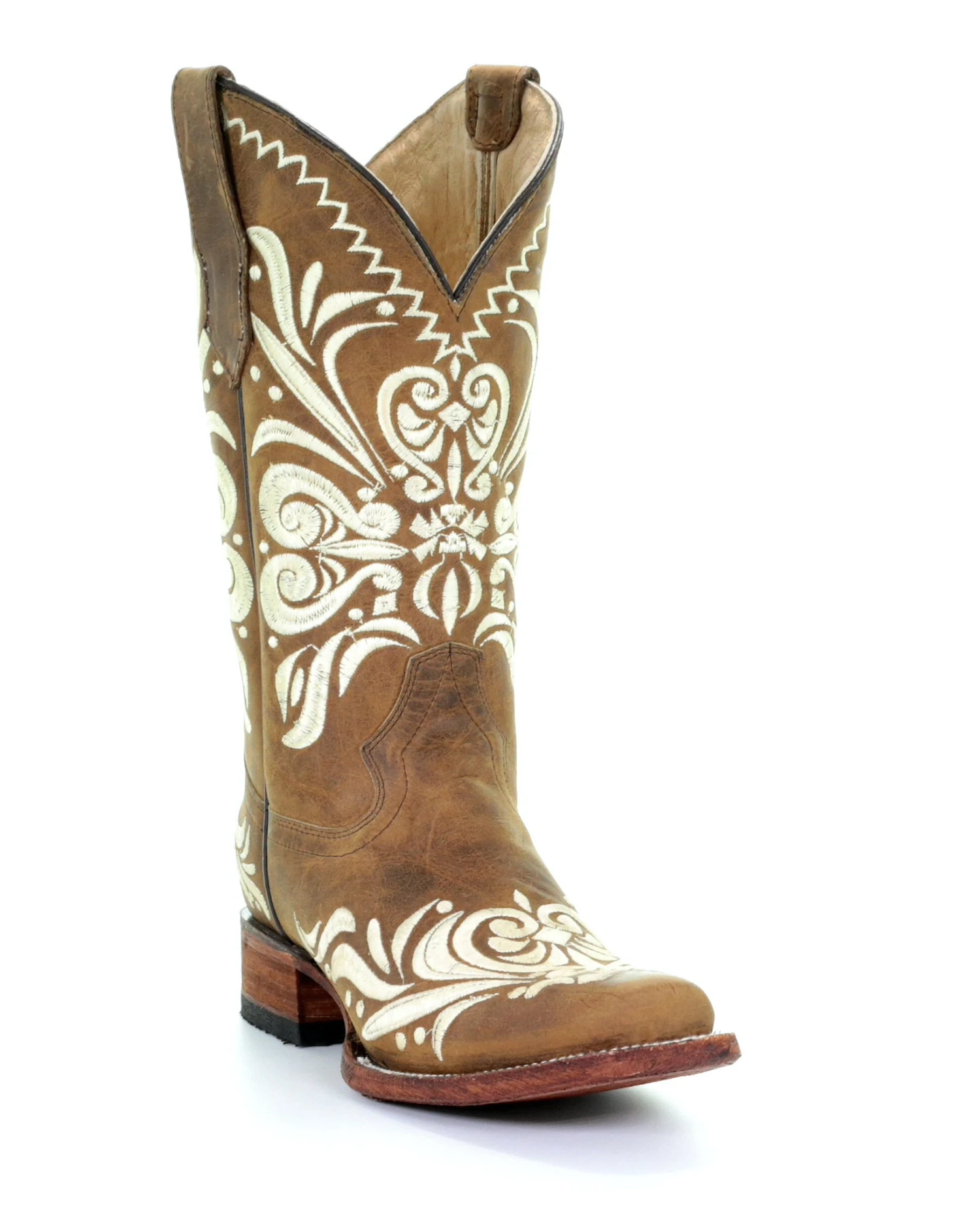 Corral Women's Tan Embroidered Western Boots 12 Corral Women's Tan Embroidered Western Boots - Image 10