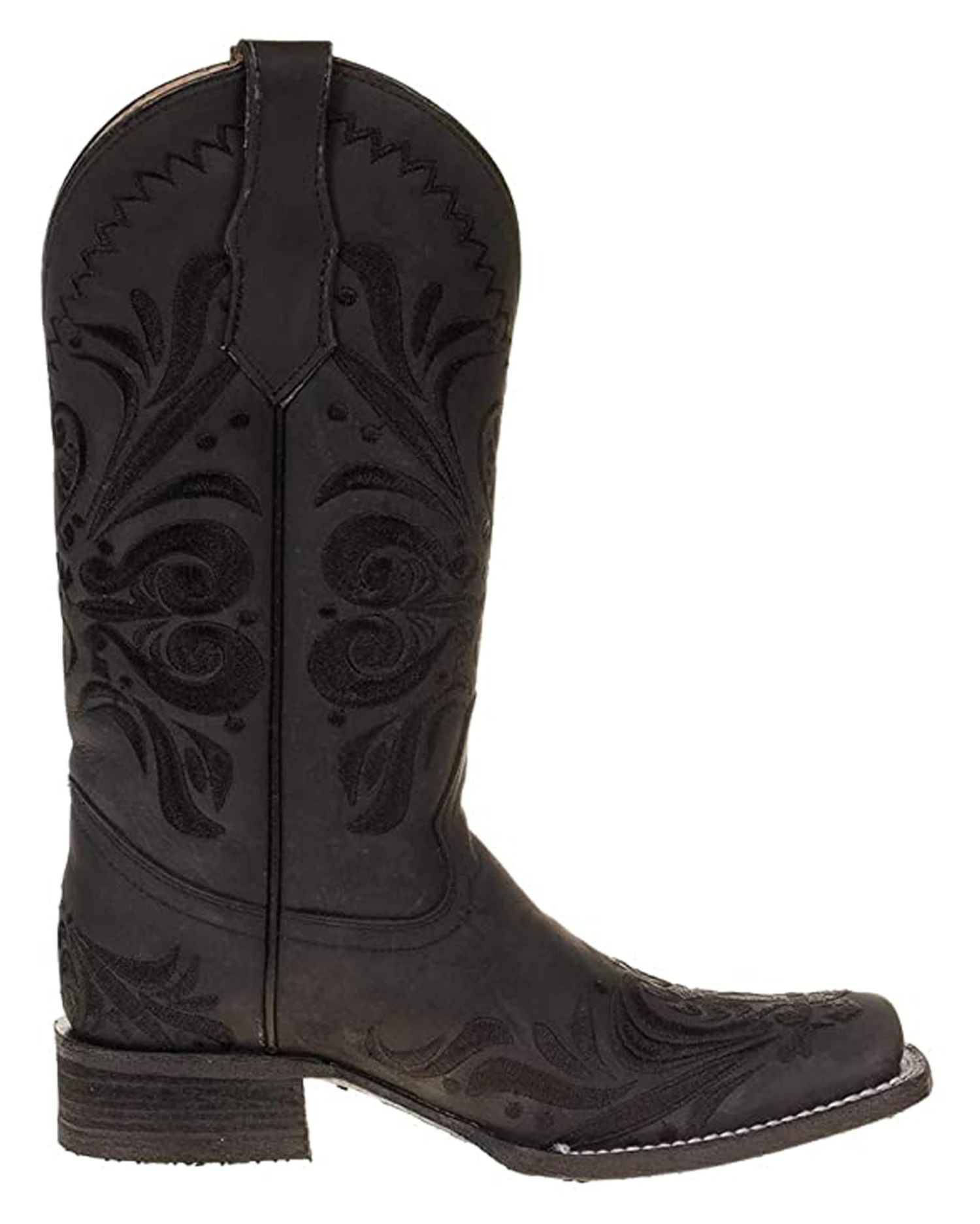 Corral Women's Black Embroidered Western Boots 4 Corral Women's Black Embroidered Western Boots - Image 2