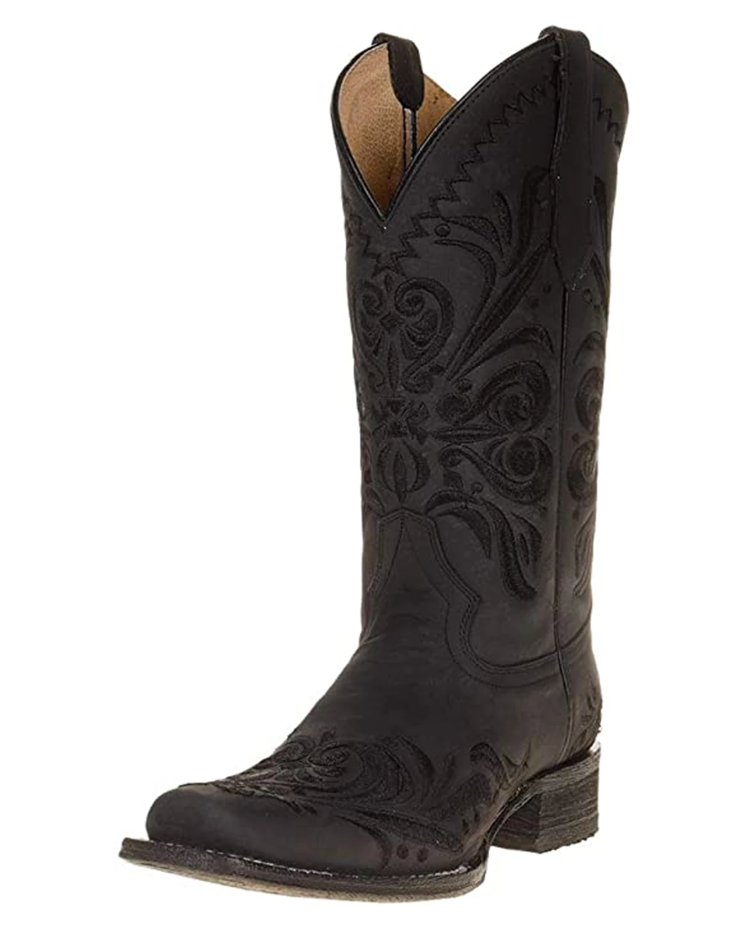 Corral Women's Black Embroidered Western Boots 8 Corral Women's Black Embroidered Western Boots - Image 6