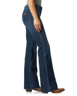 Wrangler Women's Retro® Mae Trousers Mid-Rise Jeans -Ladies Western Cowboy Shop WRA202206 1 0068 09MWWSA BS01 SWBB PRD