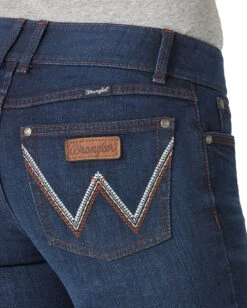 Wrangler Women's Retro® Mae Trousers Mid-Rise Jeans -Ladies Western Cowboy Shop WRA202206 1 0080 09MWWNQ BD01 SWBD PRD