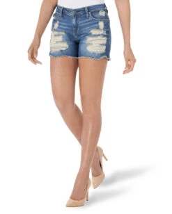 Wrangler Women's Denim Rx Fever Hula Stretch 4.5" Shorts