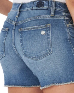 Wrangler Women's Denim Rx Fever Hula Stretch 4.5" Shorts -Ladies Western Cowboy Shop WRA202303 0005 RFA1405 BD01 RWBD PRD