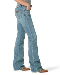Wrangler Women's Retro Mae Mid Rise Bootcut Jeans -Ladies Western Cowboy Shop WRA202303 0007 112328368 BS01 SWBB PRD