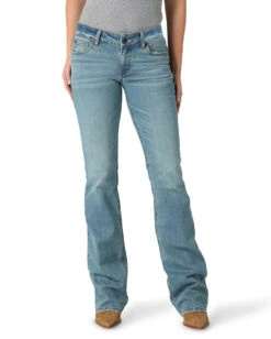 Wrangler Women's Retro Mae Mid Rise Bootcut Jeans